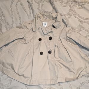 GAP beige toddler trench coat